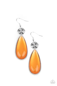 Paparazzi "Jaw-Dropping Drama" Orange Earrings Paparazzi Jewelry