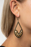 Paparazzi "Ethereal Expressions" Brass Earrings Paparazzi Jewelry