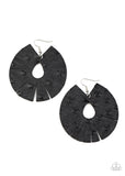 Paparazzi "Palm Islands" Black Earrings Paparazzi Jewelry