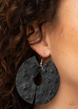 Paparazzi "Palm Islands" Black Earrings Paparazzi Jewelry