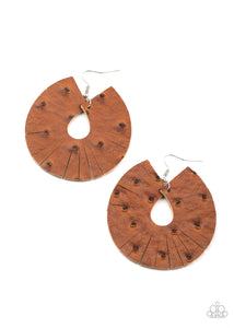 Paparazzi "Palm Islands" Brown  Earrings Paparazzi Jewelry