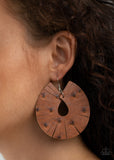 Paparazzi "Palm Islands" Brown  Earrings Paparazzi Jewelry