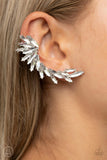 Paparazzi "Because ICE Said So" White Earrings Paparazzi Jewelry