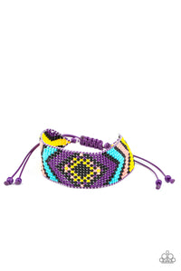 Paparazzi "Desert Dive" Purple Bracelet Paparazzi Jewelry