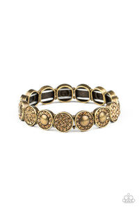 Paparazzi "Glamour Garden" Brass Bracelet Paparazzi Jewelry