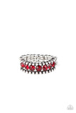 Paparazzi "Crank It Up" Red Ring Paparazzi Jewelry