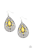 Paparazzi "Modern Garden" Yellow Earrings Paparazzi Jewelry