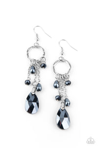 Paparazzi "Glammed Up Goddess" Blue Earrings Paparazzi Jewelry