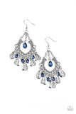 Paparazzi "Musical Gardens" Blue Earrings Paparazzi Jewelry