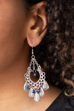 Paparazzi "Musical Gardens" Blue Earrings Paparazzi Jewelry