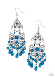 Paparazzi "Glass Slipper Glamour" Blue Earrings Paparazzi Jewelry