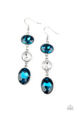 Paparazzi "The GLOW Must Go On!" Blue Earrings Paparazzi Jewelry