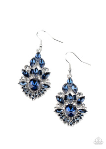 Paparazzi "Ice Castle Couture" Blue Earrings Paparazzi Jewelry