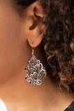 Paparazzi "Winter Garden" Blue Earrings Paparazzi Jewelry