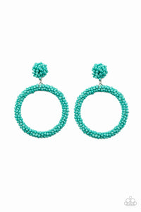 Paparazzi "Be All You Can Bead" Blue Earrings Paparazzi Jewelry