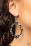 Paparazzi "Sparkly Status" Black Earrings Paparazzi Jewelry