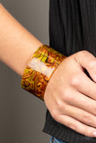 Paparazzi "Cosmic Couture" Orange Bracelet Paparazzi Jewelry