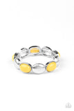 Paparazzi "Decadently Dewy" Yellow Bracelet Paparazzi Jewelry