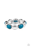 Paparazzi "Decadently Dewy" Blue Bracelet Paparazzi Jewelry