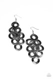 Paparazzi "Scattered Shimmer" Black Earrings Paparazzi Jewelry