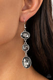 Paparazzi "The GLOW Must Go On!" Silver Earrings Paparazzi Jewelry