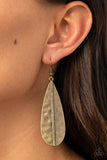 Paparazzi "On The UP And Upscale" Brass Earrings Paparazzi Jewelry