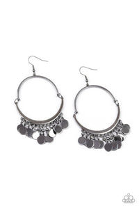 Paparazzi "Speed Of SPOTLIGHT" Black Earrings Paparazzi Jewelry