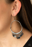 Paparazzi "Speed Of SPOTLIGHT" Black Earrings Paparazzi Jewelry