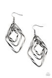 Paparazzi "Retro Resplendence" Black Earrings Paparazzi Jewelry