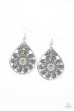 Paparazzi "Whimsy Dreams" Green Earrings Paparazzi Jewelry