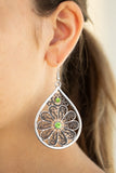 Paparazzi "Whimsy Dreams" Green Earrings Paparazzi Jewelry