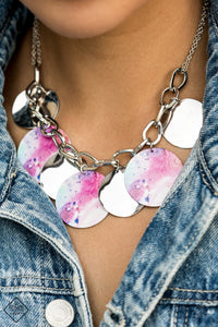 Paparazzi "Tie Dye Drama" FASHION FIX Multi Necklace & Earring Set Paparazzi Jewelry