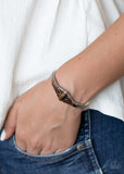 Paparazzi "Dream Beam" Brown Bracelet Paparazzi Jewelry