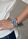 Paparazzi "Macramé Mode" Silver Bracelet Paparazzi Jewelry