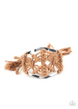 Paparazzi "Macramé Mode" Brown Bracelet Paparazzi Jewelry