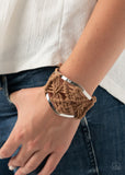 Paparazzi "Macramé Mode" Brown Bracelet Paparazzi Jewelry