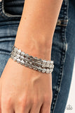 Paparazzi "Hammered Heirloom" Silver Bracelet Paparazzi Jewelry