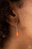 Paparazzi VINTAGE VAULT "Law Of The Jungle" Orange Necklace & Earring Set Paparazzi Jewelry
