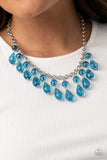 Paparazzi "Crystal Enchantment" Blue Necklace & Earring Set Paparazzi Jewelry