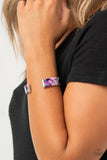 Paparazzi "Its Getting HAUTE In Here" Purple Bracelet Paparazzi Jewelry