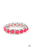 Paparazzi "Flamboyantly Fruity" Pink Bracelet Paparazzi Jewelry