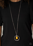 Paparazzi "Zion Zen" Yellow Necklace & Earring Set Paparazzi Jewelry