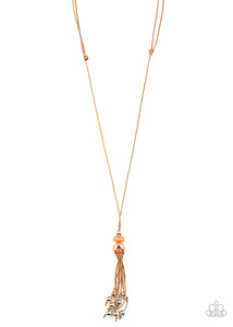 Paparazzi "Ocean Child" Orange Necklace Unisex Paparazzi Jewelry