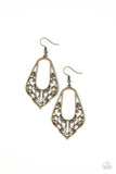 Paparazzi "Grapevine Glamour" Brass Earrings Paparazzi Jewelry