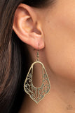 Paparazzi "Grapevine Glamour" Brass Earrings Paparazzi Jewelry