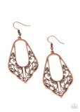 Paparazzi "Grapevine Glamour" Copper Earrings Paparazzi Jewelry