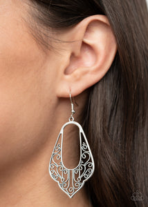 Paparazzi "Grapevine Glamour" Silver Earrings Paparazzi Jewelry