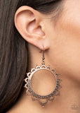 Paparazzi "Casually Capricious" Copper Earrings Paparazzi Jewelry