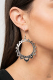 Paparazzi "Casually Capricious" Silver Earrings Paparazzi Jewelry