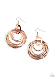 Paparazzi "Ringing  Radiance" Copper Earrings Paparazzi Jewelry